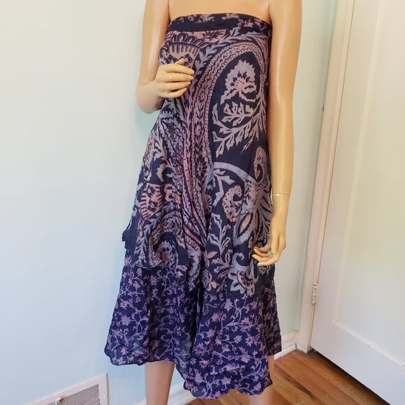 NWOT Wrap Skirt, Reversible. can wear it in so many ways. - Picture 3 of 15